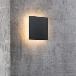 Nordlux Artego Square Φωτιστικό Τοίχου Μαύρο IP44 LED 7.2W 3000K –  46951003