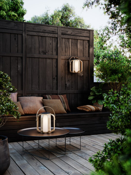 Nordlux BOB Επαναφορτιζόμενο Φωιτστικό  Φυσικό Καφέ Ηλιακό Φωτιστικό 300lm Bamboo/Πλαστικό –  2118085062