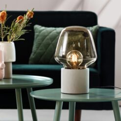 Nordlux Christina 20 Φωτιστικό Γραφείου Light Γκρι E27  Τσιμέντο/Γυάλινο –  48905011