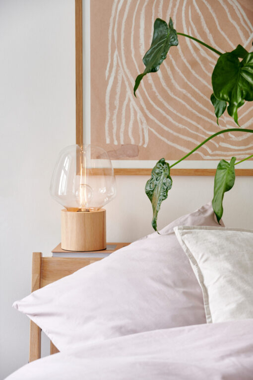 Nordlux Christina 20 Φωτιστικό Γραφείου Clear E27  Ξύλο/Γυάλινο –  48905014