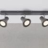 Nordlux Eik 3-Spot  Σποτ Φωτιστικό  Γκρι GU10  Μεταλλικό –  45780110