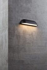 Nordlux Front 26 Φωτιστικό Τοίχου Μαύρο IP44 LED 9.8W 3000K –  84081003