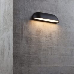 Nordlux Front 26 Φωτιστικό Τοίχου Μαύρο IP44 LED 9.8W 3000K –  84081003