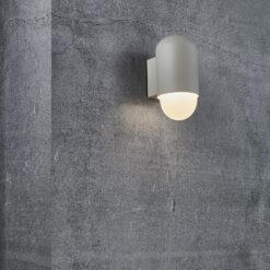 Nordlux HEKA Φωτιστικό Τοίχου  Άμμου  E27  Αλουμίνιο/Γυάλινο –  2118211008