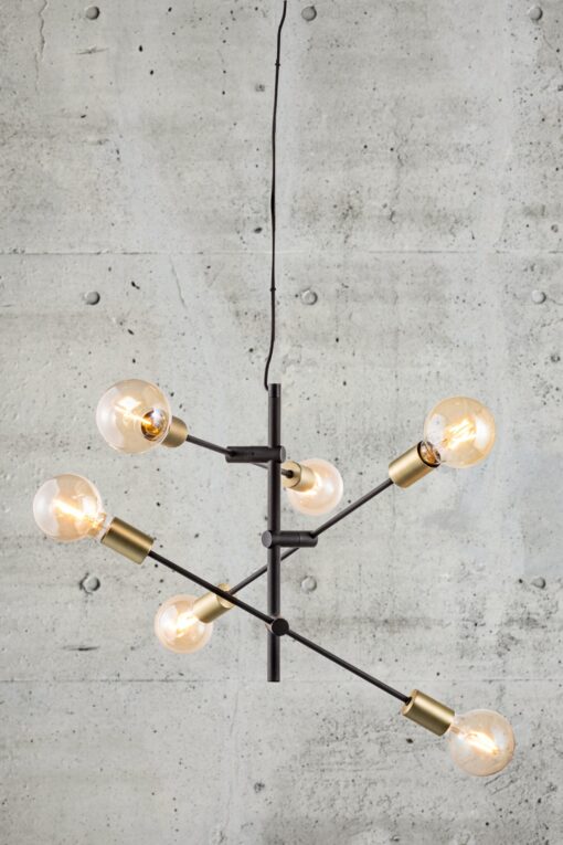 Nordlux Josefine Κρεμαστό Matt Μαύρο E27  Μεταλλικό –  48933003