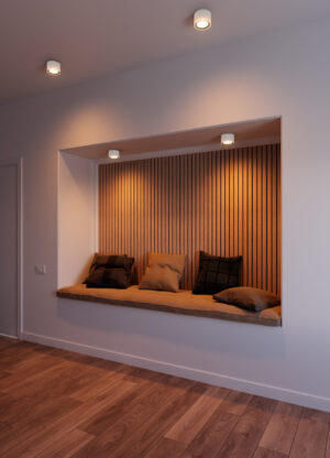 Nordlux Landon Smart Φωτιστικό Οροφής Λευκό IP44 LED 8W 2700K Dimmable –  2110840101