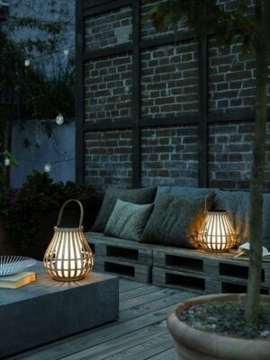 Nordlux LEO Επαναφορτιζόμενο Φωτιστικό  Φυσικό Καφέ Ηλιακό IP44 LED 3.5W 2700K  –  2118095062