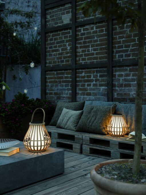 Nordlux LEO Επαναφορτιζόμενο Φωτιστικό  Φυσικό Καφέ Ηλιακό IP44 LED 3.5W 2700K  –  2118095062