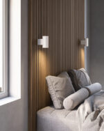 Nordlux Mona Φωτιστικό Τοίχου Λευκό LED 10W 2700K Dimmable –  2110561001