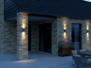 Nordlux Nico Round 22 Φωτιστικό Τοίχου Rusty IP54 1xGU10  Αλουμίνιο/Γυάλινο –  2218231009