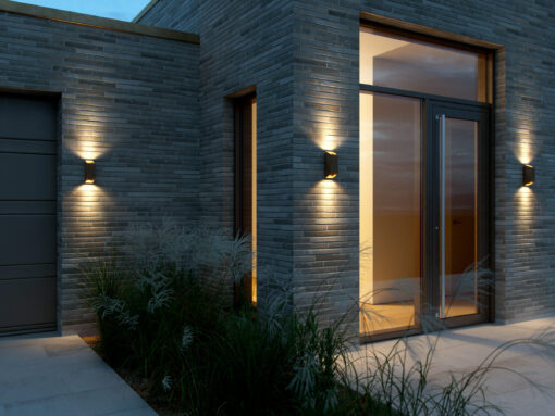 Nordlux Nico Square 22  Φωτιστικό Τοίχου Rusty IP54 GU10  Αλουμίνιο/Γυάλινο –  2218221009