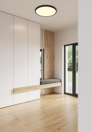 Nordlux Oja Smart  29 Φωτιστικό Οροφής  Μαύρο LED 30W 3000K Dimmable –  2015146103