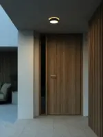 Nordlux Oliver Φωτιστικό Τοίχου Μαύρο LED 600lm Πλαστικό –  2218261003