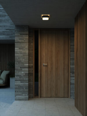 Nordlux Oliver Φωτιστικό Τοίχου Μαύρο IP54 LED 9W 2700K –  2218251003