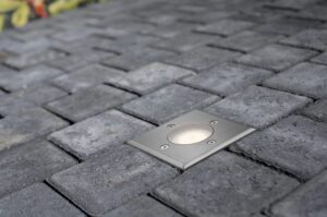 Nordlux Pato Square Χωνευτό Φωτιστικό Inox IP65 GU10 Γυάλινο/Μεταλλικό – 83840034