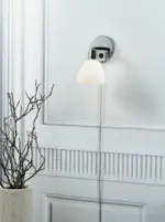 Nordlux Ray Φωτιστικό Τοίχου  Νικελ  E14  Γυάλινο/Μεταλλικό –  63191033