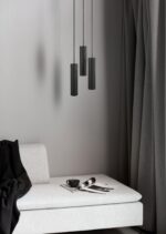 Nordlux Tilo 3-Spot Κρεμαστό Μαύρο GU10  Μεταλλικό/Ξύλο –  2010473003