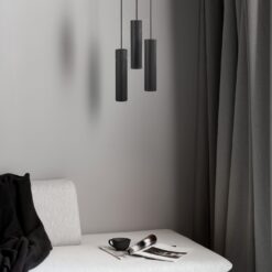 Nordlux Tilo 3-Spot Κρεμαστό Μαύρο GU10  Μεταλλικό/Ξύλο –  2010473003