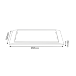 LED Φωτιστικό Ασφαλείας 4W ACA 300lm Αδιάβροχο IP65 Φυσικό 4000K – MAZOR440