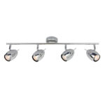 Φωτιστικό Σποτ Ράγα Χρώμιο 4xGU10 ACA DECOR  – MC1164