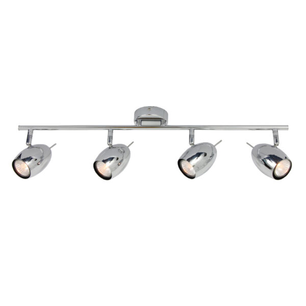 Φωτιστικό Σποτ Ράγα Χρώμιο 4xGU10 ACA DECOR  – MC1164