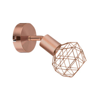 Σποτ I 1XE14 ΧΑΛΚΙΝΟ ΠΛΕΓΜΑ ACA DECOR  – MC15611C