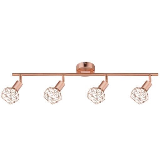 Φωτστικό Σποτ 4XE14 Χάλκινο Πλέγμα ACA DECOR  – MC15614C