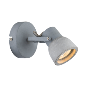 ACA DECOR  – Επίτοιχο Φωτιστικό 1ΧGU10 Τσιμέντο + Μέταλλο  Φ10ΧΗ16,5cm