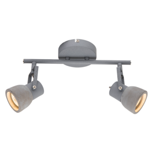 ACA DECOR  – Επίτοιχο Φωτιστικό 2ΧGU10 Τσιμέντο + Μέταλλο  MC171152