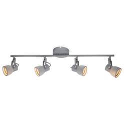 ACA DECOR   – Επίτοιχο Φωτιστικό 4ΧGU10 Τσιμέντο + Μέταλλο  68,5Χ11ΧΗ18cm
