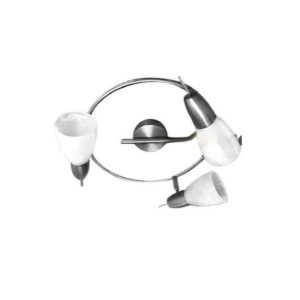 ΣΠΟΤ 3xE14 ΓΥΑΛΙ ΝΙΚΕΛ ΜΑΤ KAMET ACA DECOR – MC542NM3E