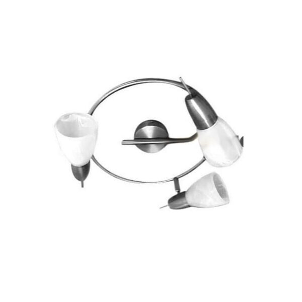 ΣΠΟΤ 3xE14 ΓΥΑΛΙ ΝΙΚΕΛ ΜΑΤ KAMET ACA DECOR – MC542NM3E