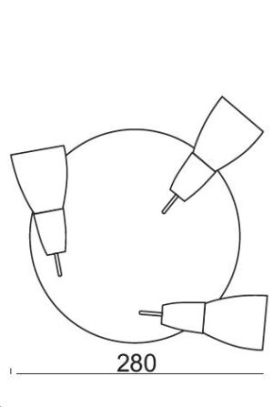 ΣΠΟΤ 3xE14 ΡΟΖΕΤΑ ΓΥΑΛΙ ΝΙΚΕΛ ΜΑΤ KAMET ACA DECOR – MC542NM3R