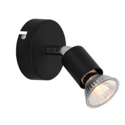 ΣΠΟΤ 1xGU10 ΜΑΥΡΟ MAT TRINITY ACA DECOR – MC634BK1