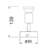 ΣΠΟΤ 1xGU10 ΜΑΥΡΟ MAT TRINITY ACA DECOR – MC634BK1