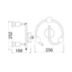 Σποτ 3ΧGU10 Ροζέτα Μεταλλικό Γυαλιστό Χρυσό ACA DECOR – MC634PB3G