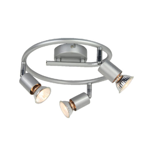 Φωτιστικό Σποτ Ροζέτα Ασημί 3xGU10 ACA DECOR – MC634SL3G