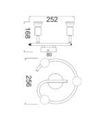 Φωτιστικό Σποτ Ροζέτα Ασημί 3xGU10 ACA DECOR – MC634SL3G