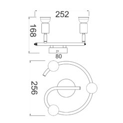 Φωτιστικό Σποτ Ροζέτα Ασημί 3xGU10 ACA DECOR – MC634SL3G