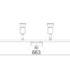 Φωτιστικό Σποτ Ράγα Ασημί 4xGU10 ACA DECOR – MC634SL4