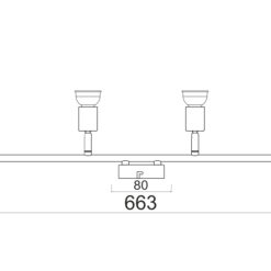 Φωτιστικό Σποτ Ράγα Ασημί 4xGU10 ACA DECOR – MC634SL4