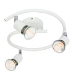 Σποτ ΙΙΙ Ροζέτα Λευκό ΜΑΤ 3 Χ GU10 ACA DECOR  – MC634WH3G