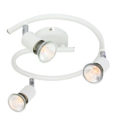 Σποτ ΙΙΙ Ροζέτα Λευκό ΜΑΤ 3 Χ GU10 ACA DECOR – MC634WH3G