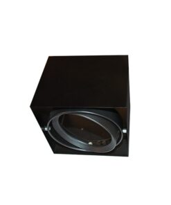 Βάση Σποτ Οροφής AR111  Ρυθμιζόμενη Μαύρη 150x150x120 ACA –  MCDAR1B