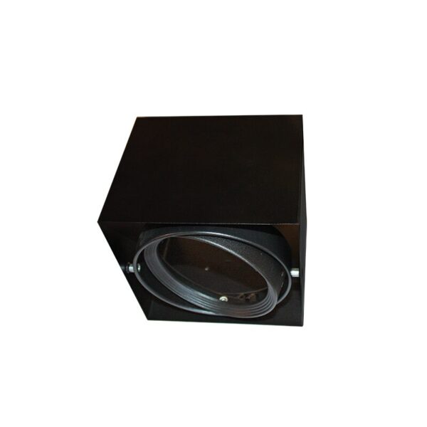 Βάση Σποτ Οροφής AR111  Ρυθμιζόμενη Μαύρη 150x150x120 ACA –  MCDAR1B
