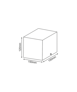 Βάση Σποτ Οροφής AR111  Ρυθμιζόμενη Λευκή 150x300x120 ACA –  MCDAR1W