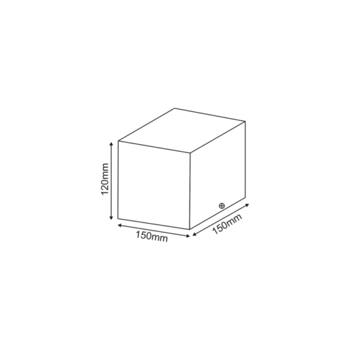 Βάση Σποτ Οροφής AR111  Ρυθμιζόμενη Λευκή 150x300x120 ACA –  MCDAR1W