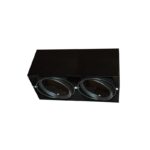 Βάση Σποτ Οροφής 2xAR111 Ρυθμιζόμενη Μαύρη 150x300x120 ACA – MCDAR2B