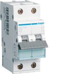 Ασφάλεια Αυτόματη C 6kA P+N 40Α Hager – MCN540