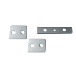 METAL CONNECTOR 180° WITH SCREWS FOR PROFILE P6070 Set of 3 pcs ACA – MCP1806070